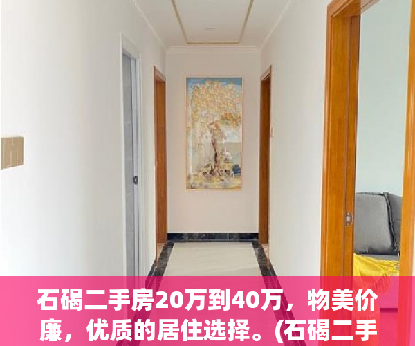石碣二手房20万到40万，物美价廉，优质的居住选择。(石碣二手房出售信息)