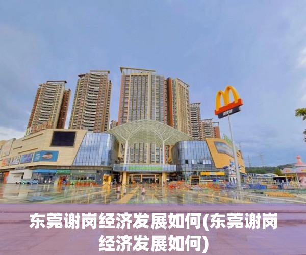 东莞谢岗经济发展如何(东莞谢岗经济发展如何) 东莞谢岗经济发展如何(东莞谢岗经济发展如何)