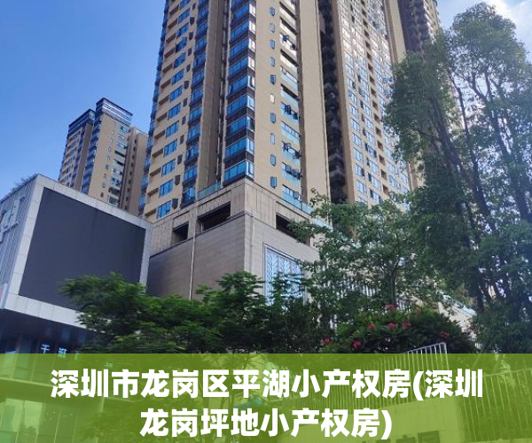深圳市龙岗区平湖小产权房(深圳龙岗坪地小产权房) 深圳市龙岗区平湖小产权房(深圳龙岗坪地小产权房)