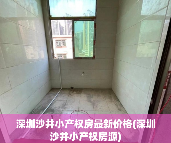 深圳沙井小产权房最新价格(深圳沙井小产权房源)