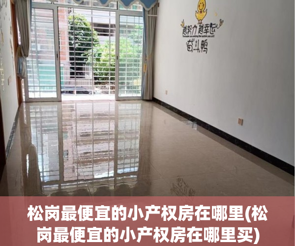 松岗最便宜的小产权房在哪里(松岗最便宜的小产权房在哪里买)