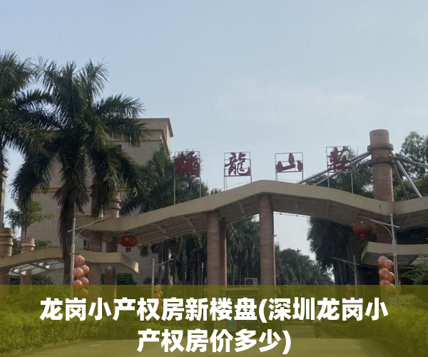 龙岗小产权房新楼盘(深圳龙岗小产权房价多少) 龙岗小产权房新楼盘(深圳龙岗小产权房价多少)