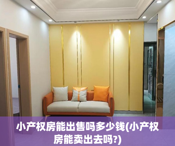 小产权房能出售吗多少钱(小产权房能卖出去吗?) 小产权房能出售吗多少钱(小产权房能卖出去吗?)
