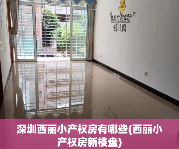 深圳西丽小产权房有哪些(西丽小产权房新楼盘) 深圳西丽小产权房有哪些(西丽小产权房新楼盘)