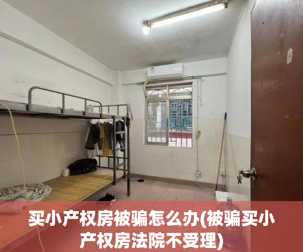 买小产权房被骗怎么办(被骗买小产权房法院不受理)