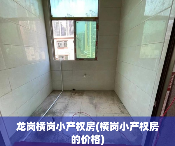 龙岗横岗小产权房(横岗小产权房的价格) 龙岗横岗小产权房(横岗小产权房的价格)