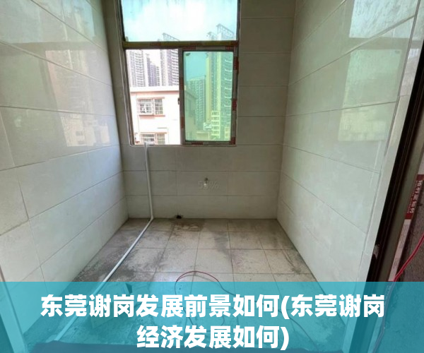 东莞谢岗发展前景如何(东莞谢岗经济发展如何) 东莞谢岗发展前景如何(东莞谢岗经济发展如何)