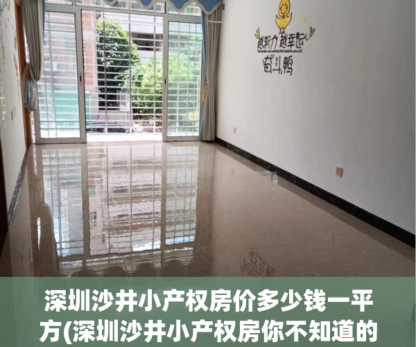 深圳沙井小产权房价多少钱一平方(深圳沙井小产权房你不知道的事?) 深圳沙井小产权房价多少钱一平方(深圳沙井小产权房你不知道的事?)