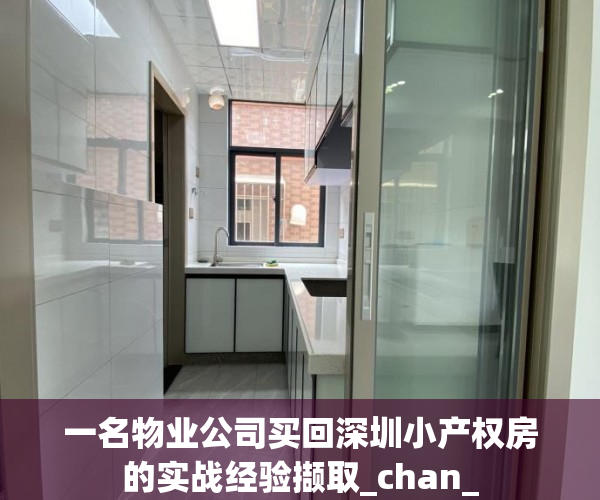 一名物业公司买回深圳小产权房的实战经验撷取_chan_