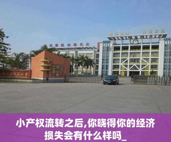 小产权流转之后,你晓得你的经济损失会有什么样吗_