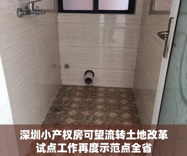 深圳小产权房可望流转土地改革试点工作再度示范点全省