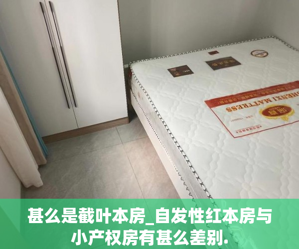 甚么是截叶本房_自发性红本房与小产权房有甚么差别.