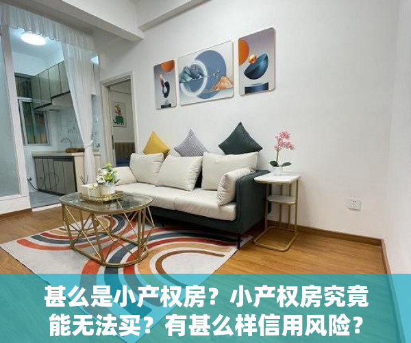 甚么是小产权房？小产权房究竟能无法买？有甚么样信用风险？