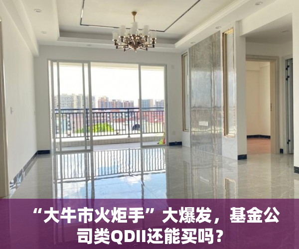 “大牛市火炬手”大爆发，基金公司类QDII还能买吗？