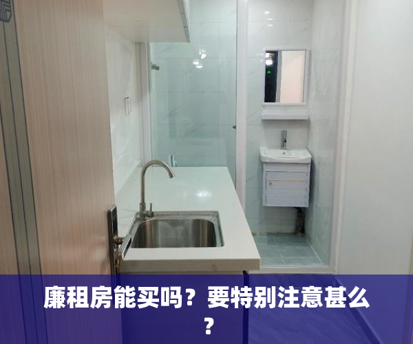 廉租房能买吗？要特别注意甚么？