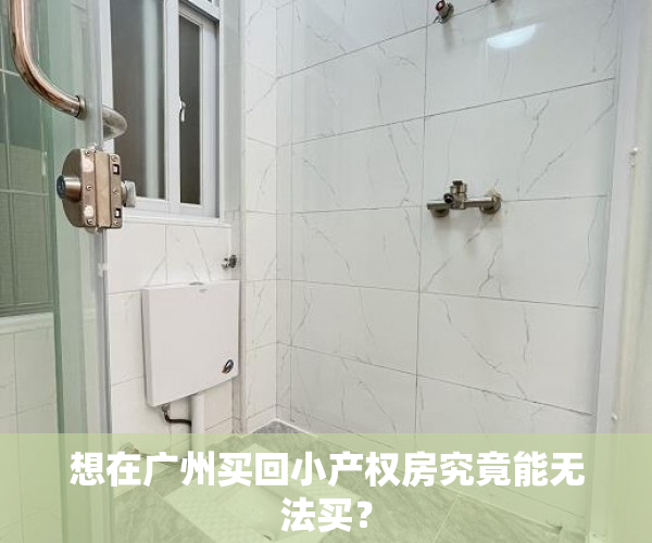 想在广州买回小产权房究竟能无法买？