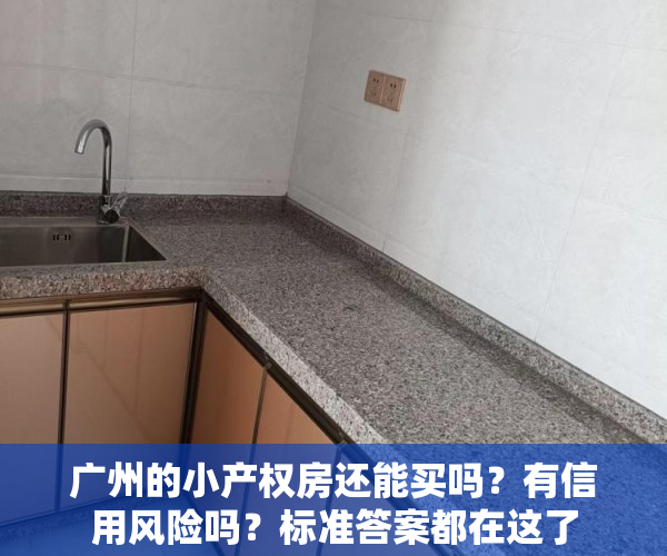 广州的小产权房还能买吗？有信用风险吗？标准答案都在这了