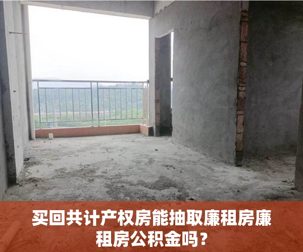 买回共计产权房能抽取廉租房廉租房公积金吗？