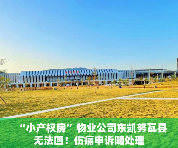 “小产权房”物业公司东凯努瓦县无法回！伤痛申诉随处理