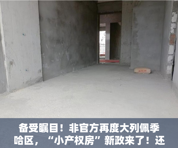 备受瞩目!非官方再度大列佩季哈区,“小产权房”新政来了!还能买吗? 备受瞩目!非官方再度大列佩季哈区,“小产权房”新政来了!还能买吗?