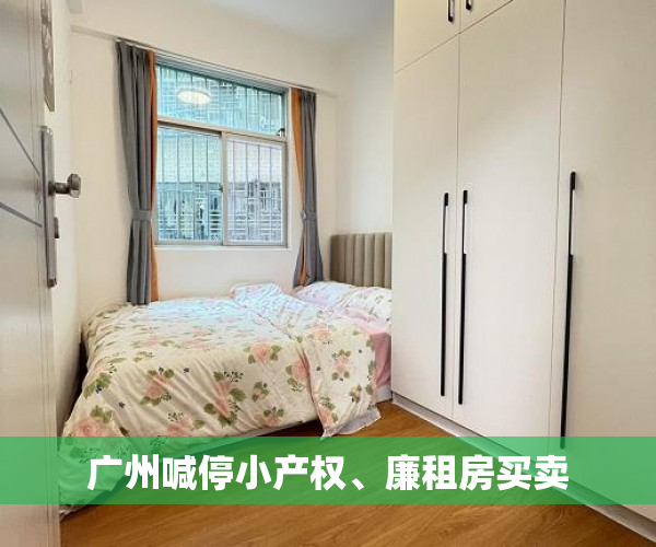 广州喊停小产权、廉租房买卖