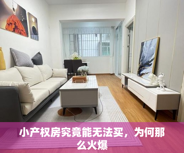 小产权房究竟能无法买，为何那么火爆
