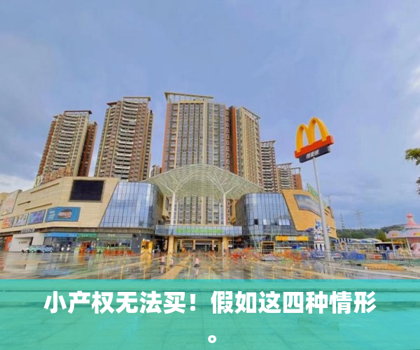小产权无法买！假如这四种情形。