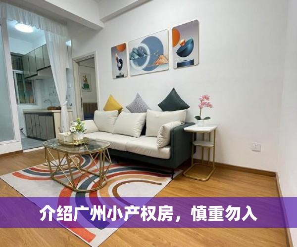 介绍广州小产权房，慎重勿入