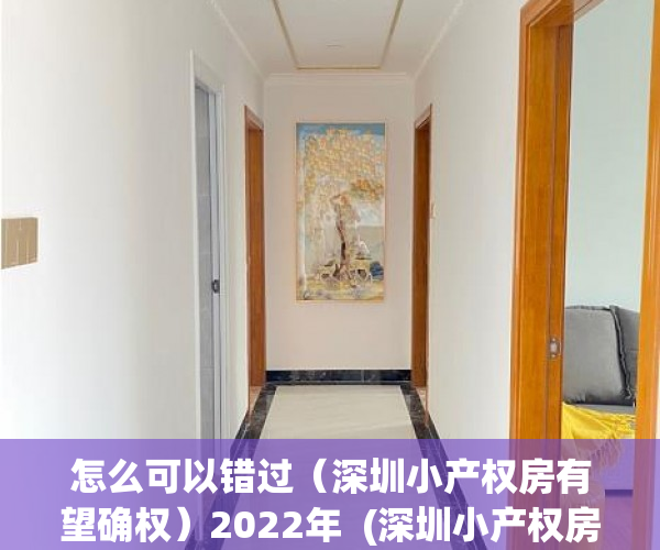 怎么可以错过（深圳小产权房有望确权）2022年  (深圳小产权房能否做见证)深圳小产权房见证注意事项，深圳小产权房未来如何处理，