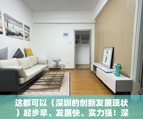 这都可以（深圳的创新发展现状）起步早、发展快、实力强！深圳民营创投大放异彩丨深圳创投“三原色”系列（02），深圳的创新发展历程，