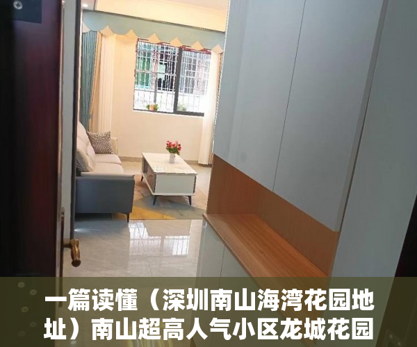 一篇读懂（深圳南山海湾花园地址）南山超高人气小区龙城花园 VS 西海湾公寓？，深圳南山前海湾花园，