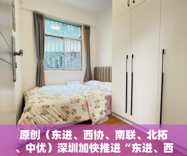 原创（东进、西协、南联、北拓、中优）深圳加快推进“东进、西协、南联、北拓、中优”发展战略，东进西控南拓北优，