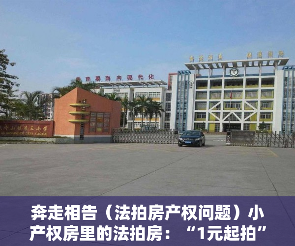 奔走相告（法拍房产权问题）小产权房里的法拍房：“1元起拍”存风险 捡漏者须防猫腻，法拍房1元起拍怎么回事，