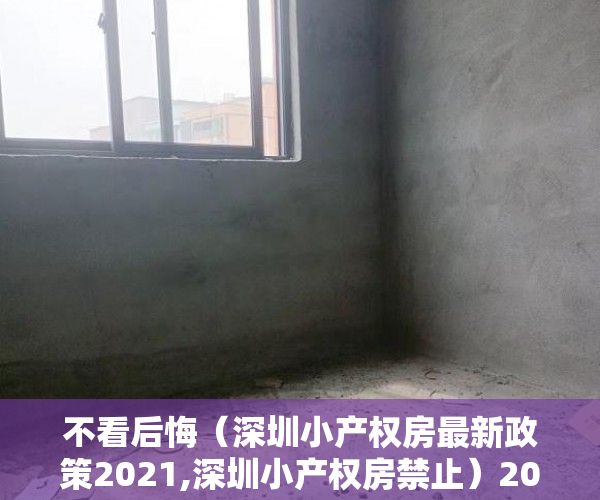 不看后悔（深圳小产权房最新政策2021,深圳小产权房禁止）2022年深圳小产权房的使用年限是多少年？，2020年深圳小产权，