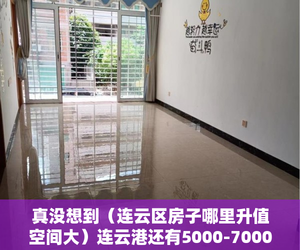 真没想到（连云区房子哪里升值空间大）连云港还有5000-7000元㎡的优质楼盘？还不赶紧看！，连云区房价会升值吗，