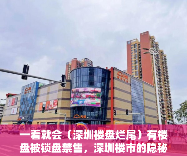 一看就会（深圳楼盘烂尾）有楼盘被锁盘禁售，深圳楼市的隐秘角落遭遇监管重锤，深圳楼市暴跌，
