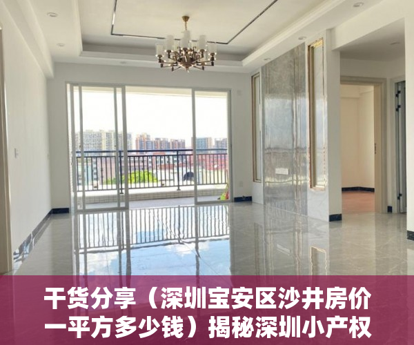 干货分享（深圳宝安区沙井房价一平方多少钱）揭秘深圳小产权房现状：沙井价格最高超2万每平，，深圳沙井一房一厅多少钱，