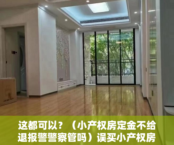 这都可以？（小产权房定金不给退报警警察管吗）误买小产权房，定金难退，咋办，小产权房交了定金不想要了能退吗，