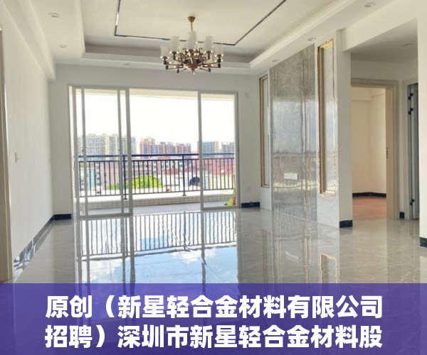 原创（新星轻合金材料有限公司招聘）深圳市新星轻合金材料股份有限公司 关于涉及诉讼的进展公告，深圳新星钛合金，