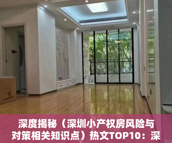 深度揭秘（深圳小产权房风险与对策相关知识点）热文TOP10：深圳小产权房有点危险……，深圳这么多小产权房何去何从，