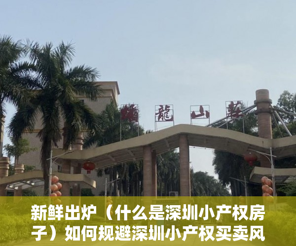 新鲜出炉（什么是深圳小产权房子）如何规避深圳小产权买卖风险？，什么是深圳小产权住房，