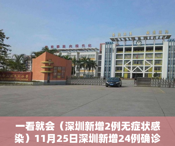 一看就会（深圳新增2例无症状感染）11月25日深圳新增24例确诊病例和27例无症状感染者，深圳新增一例无症状感染者是哪里的，