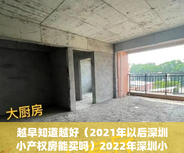 越早知道越好（2021年以后深圳小产权房能买吗）2022年深圳小产权房的购买合同丢失怎么办？(小产权房屋购房合同丢失怎么办)，深圳小产权2021年火了，
