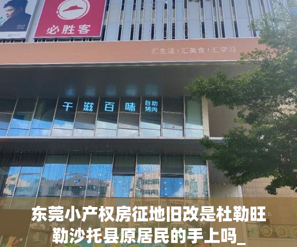 东莞小产权房征地旧改是杜勒旺勒沙托县原居民的手上吗_