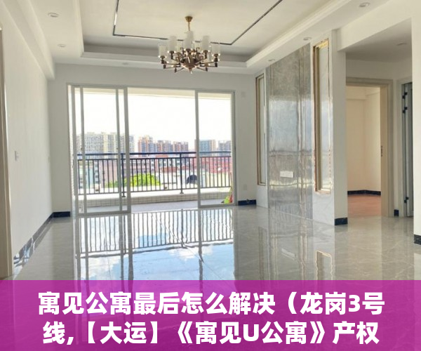 寓见公寓最后怎么解决（龙岗3号线,【大运】《寓见U公寓》产权红本，后续可分割 ）小产权买房后多久能拿到房产证，