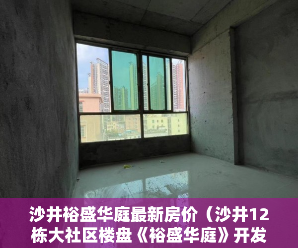 沙井裕盛华庭最新房价（沙井12栋大社区楼盘《裕盛华庭》开发商直接保留房源 ）二手小产权房打官司要多久，