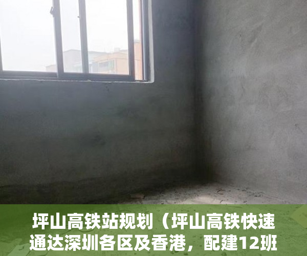 坪山高铁站规划（坪山高铁快速通达深圳各区及香港，配建12班幼儿园30班 ）小产权怎么上学，