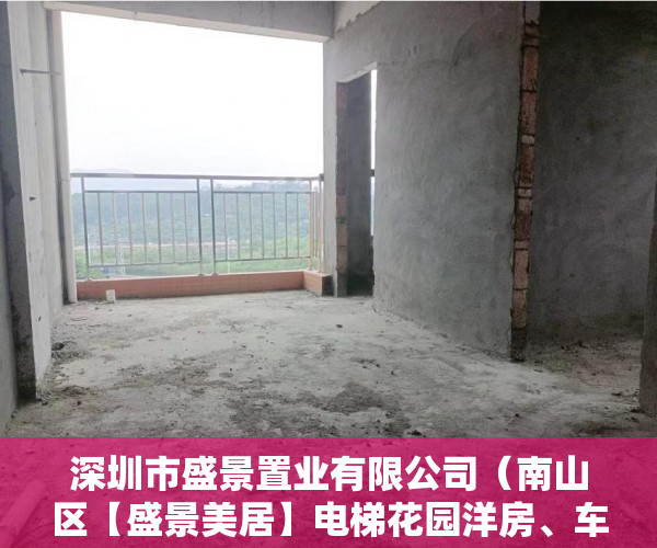 深圳市盛景置业有限公司（南山区【盛景美居】电梯花园洋房、车位12、可分期 ）小产权房怎么上架58同城出租，