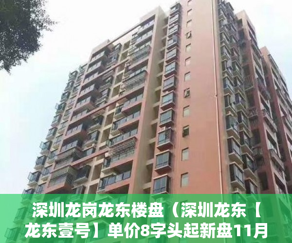 深圳龙岗龙东楼盘（深圳龙东【龙东壹号】单价8字头起新盘11月14日全城盛启 ）小产权房过多久就不能拆了，