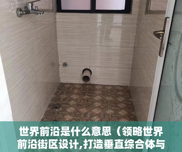 世界前沿是什么意思（领略世界前沿街区设计,打造垂直综合体与低密度创意庭院 ）一般小产权使用权限多久，